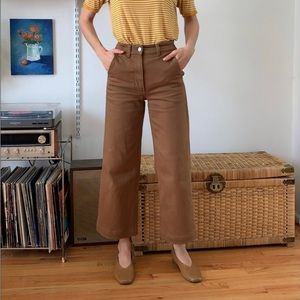 Everlane High Rise Wide Leg crop